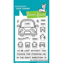 Load image into Gallery viewer, Lawn Fawn - Clear Stamp - Car Critters
