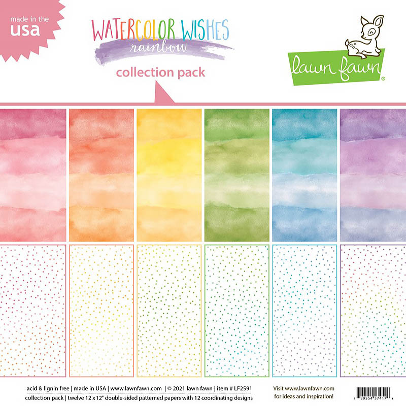 Lawn Fawn - Collection Pack - Water Wishes Rainbow