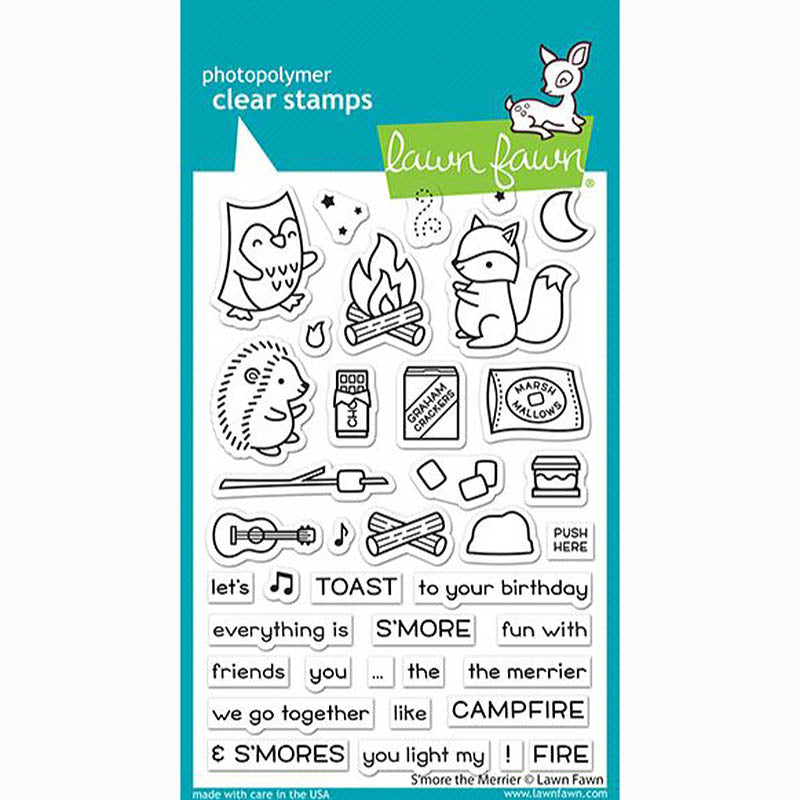Lawn Fawn - Clear Stamp - S'more the Merrier