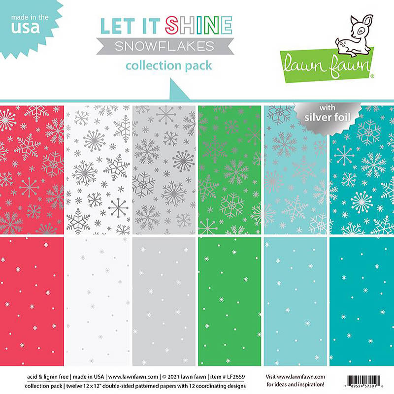 Lawn Fawn - Collection Pack - Let it Shine Snowflakes