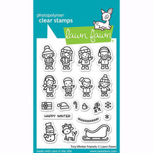 Load image into Gallery viewer, Lawn Fawn - Clear Stamp - Tiny Winter Friends

