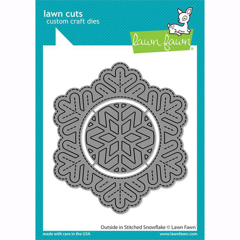 Lawn Fawn - Die -Outside In Stitched Snowflake