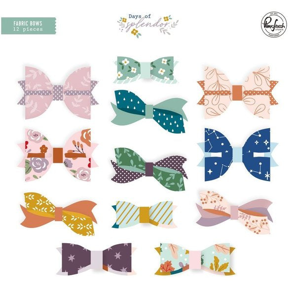 Pinkfresh Studio - Days of splendor - Fabric Bows