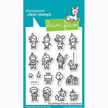 Load image into Gallery viewer, Lawn Fawn - Clear Stamp - Tiny Birthday Friends
