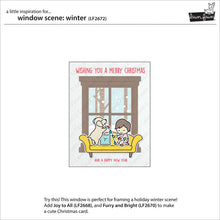 Load image into Gallery viewer, Lawn Fawn - Clear Stamp - Window Scene: Winter
