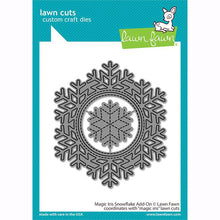 Load image into Gallery viewer, Lawn Fawn - Die - Magic Iris Snowflake Add-On Dies
