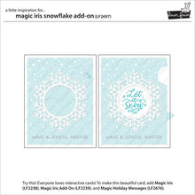 Load image into Gallery viewer, Lawn Fawn - Die - Magic Iris Snowflake Add-On Dies
